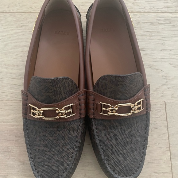 Bally monogram-print loafers - Picture 1 of 5